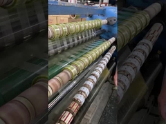 Logo Teks Grafis Tape Duct Printed Custom BOPP Film Tape Printed Roll