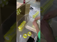 11mm Lebar Bopp Packing Stationery Tape Kekuatan perekat tinggi