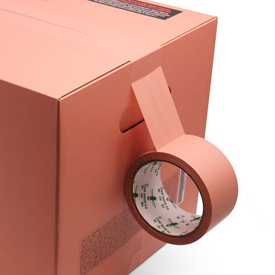 Harga yang bagus Matt Pink Adhesive Packing Tape Untuk Karton Sealing 22 Tahun Pabrik on line