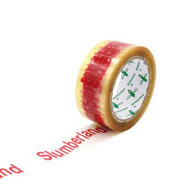 Dengan Logo BOPP Tape Cetak High Bonding Untuk Karton Sealing dan Masking