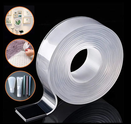 Harga yang bagus 2 Milimeter Pita Nano 100% PP 3 Meter Transparan on line