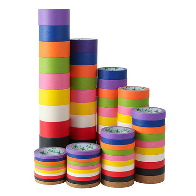 Harga yang bagus Tape penyamaran kertas berwarna Artistik Ketebalan 140mic on line