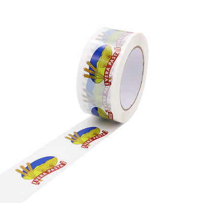Harga yang bagus Kualitas Tinggi Untuk Logo Perekat Pita Cetak BOPP Sticky Roll Pengiriman Pita Dengan Logo on line