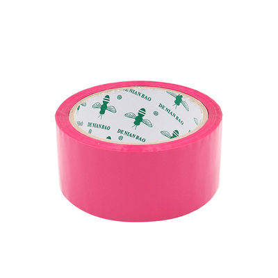 Tape berwarna merah muda gelap Custom Self Adhesive Logo Wholesale Manufacturer