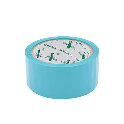 Lake Blue BOPP Paket Packing Tape Untuk Karton Sealing Layanan yang disesuaikan