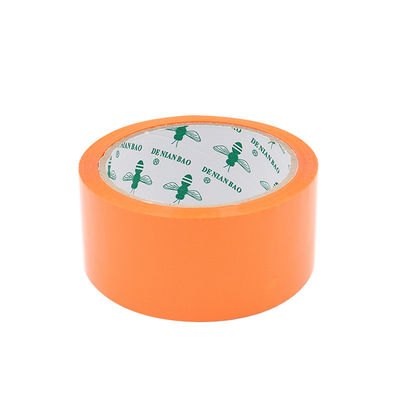 Jual Hot Tape Packing Orange Custom Warna Bopp Tape Layanan yang disesuaikan