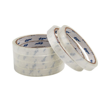 Harga yang bagus 6 Rolls Transparent Yellow Bopp Self Adhesive Logo Tapes Dengan Wrap Untuk Amazon on line