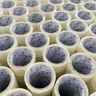 BOPP Clear Adhesive Tape Kualitas Tinggi Daya Adhesif Tinggi Untuk Kotak Karton
