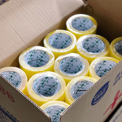 48mm X 200yards BOPP Clear Adhesive Tape Untuk Karton Sealing Tape