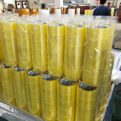 Harga yang bagus 100y/200y/1000y Pita kemasan BOPP Kuning bening on line