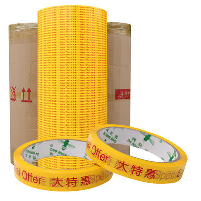 Harga yang bagus Tape Printed Jumbo Roll Mempermudah Pemotongan dan Pengolahan on line