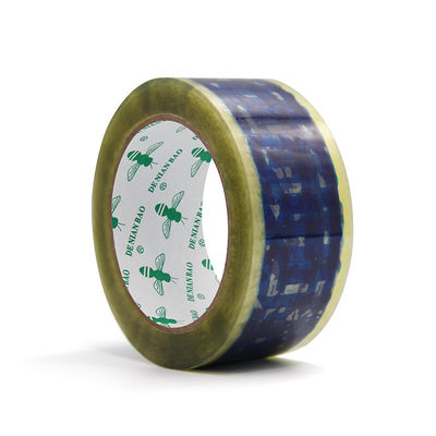 Custom Self Adhesive Logo Tape Berwarna Untuk Sealing Pengiriman Membungkus Kotak Karton