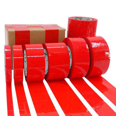Harga yang bagus 50μ Ketebalan pita kemasan merah cerah untuk penyegelan 22 tahun pabrik on line