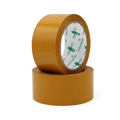 Beige BOPP Paket Packing Tape Custom Adhesive Package Carton Sealing Tape