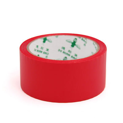 Matte Bright Red Bopp Packing Color Tape Untuk Penutup dan Masking Karton