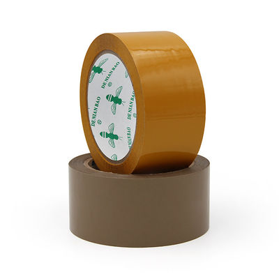Brown BOPP Paket Packing Tape Untuk Seal Shipping Membungkus Kotak