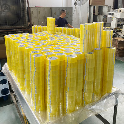 Harga yang bagus Tape Perekat BOPP Berkualitas Tinggi Untuk Tape Penutup Karton 48mm X 100m on line