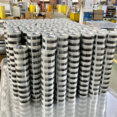 Harga yang bagus Tape Packing BOPP Custom Printed Untuk Tape Sealing Karton Kekuatan Perekat Tinggi on line