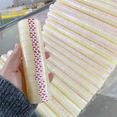 22 Tahun Pabrik Alat tulis Pita Jelas/Transparent Kuning OEM Custom
