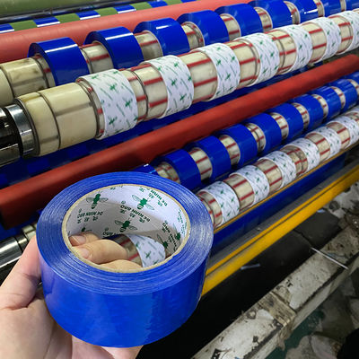Harga yang bagus Pita Pengemasan Biru Custom Printed BOPP Packing Tape Paling laris Harga Pabrik on line
