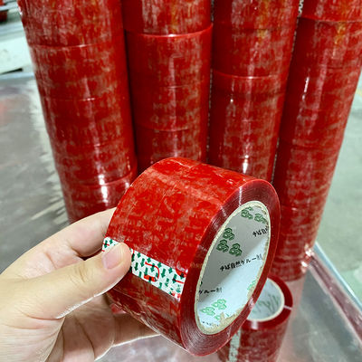 BOPP Sticky Roll Shipping Tape With Logo Carton Box Sealing Tape